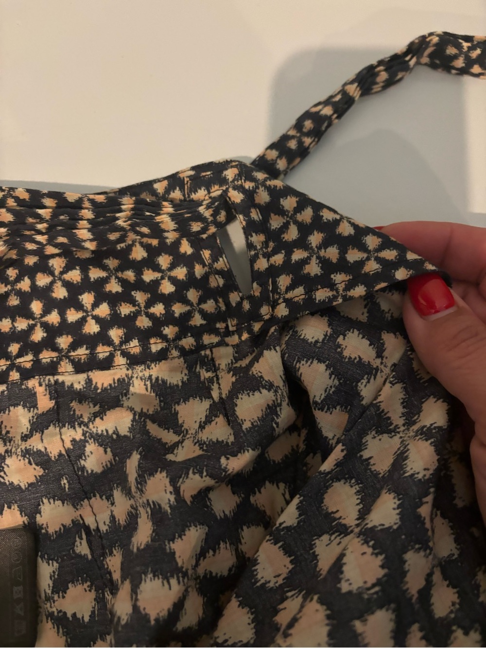 ba&sh Black and Beige Floral-Tonal Print Wrap Skirt Womens Size S, ba&sh size 1 - Picture 7 of 11